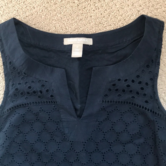 Banana republic size 0 dress navy - Picture 3 of 3